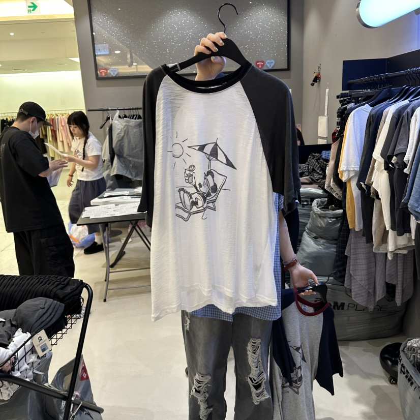 CREDITO東大門實拍韓國女士新款26夏季時尚休閑熱賣人氣T恤CREDITOT恤