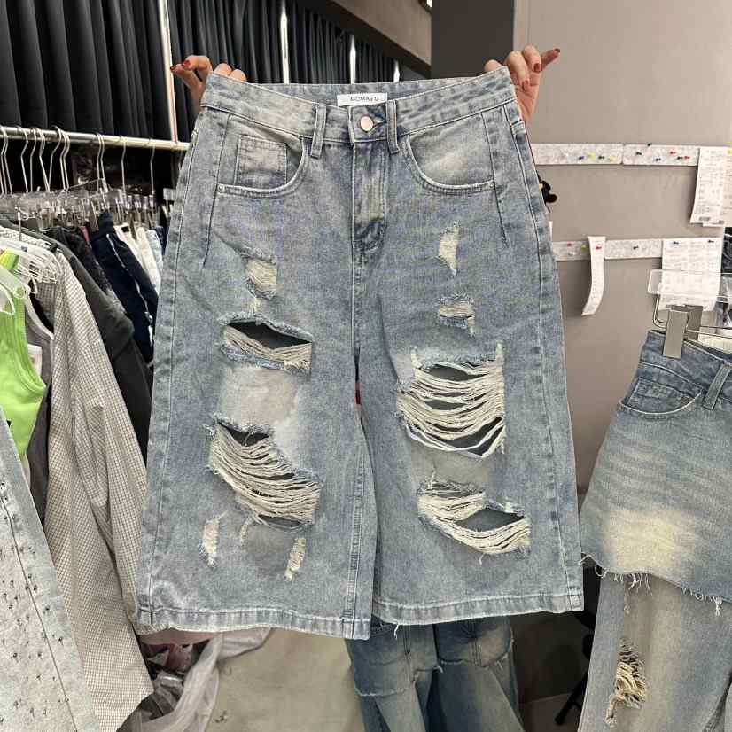 MOMAZU韓國代購女裝新品休閑職業推薦26春夏26夏季牛仔褲復古MOMAZU牛仔褲