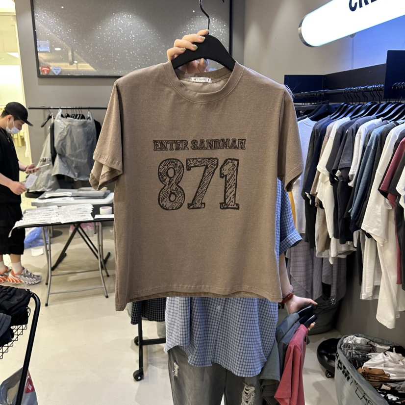 CREDITO韓國東大門直郵女士新款人氣熱賣26春夏休閑26夏季T恤CREDITOT恤