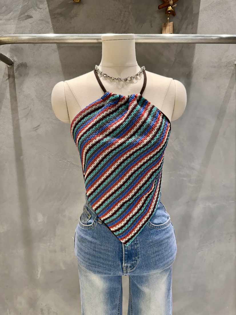 KIFF東大門代購女士新品時尚人氣26春夏休閑推薦吊帶背心KIFF吊帶/背心