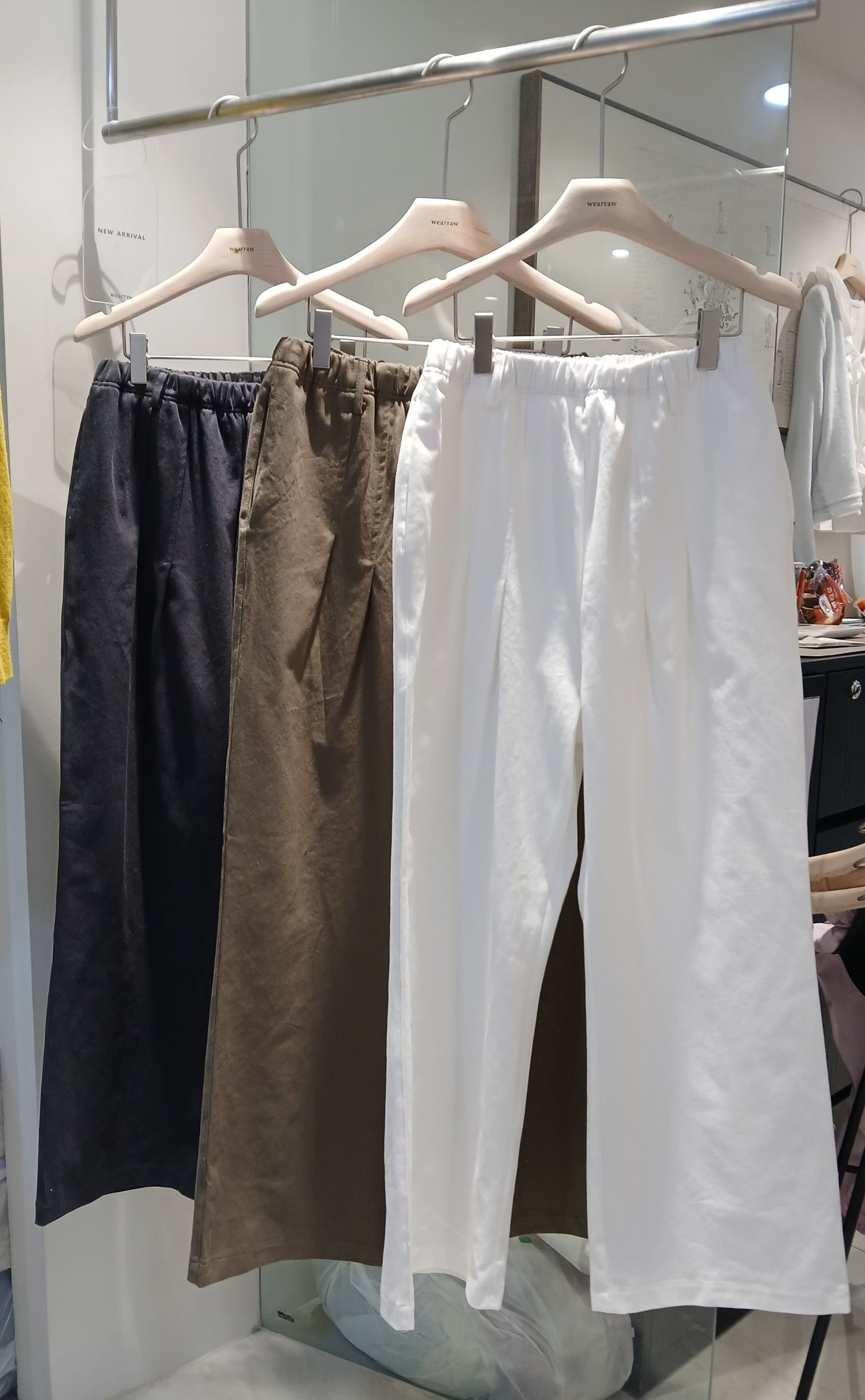 WEARRAW/WELL ROW東大門代購女裝新款熱賣推薦真品休閑褲WEARRAW/WELL ROW休閑褲