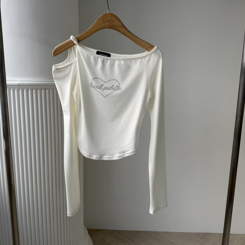 PALETTE-Q東大門實拍韓國女士新品推薦26夏季時尚長袖T恤PALETTE-Q長袖T恤