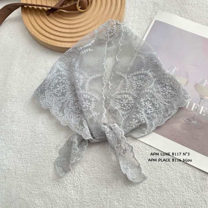 N3東大門直郵女士新款職業休閑人氣26春夏推薦圍巾披肩蕾絲N3圍巾/披肩