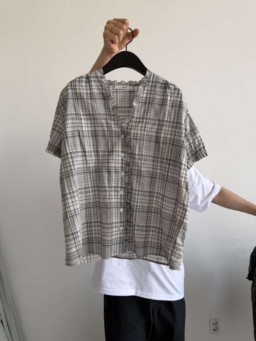 ARKIE/TAF東大門實拍韓國女士新款休閑職業人氣襯衫蕾絲衫ARKIE/TAF襯衫/蕾絲衫