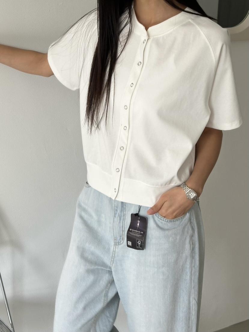 LE VASE東大門實拍韓國女士新款人氣休閑職業26春夏T恤開衫LE VASET恤