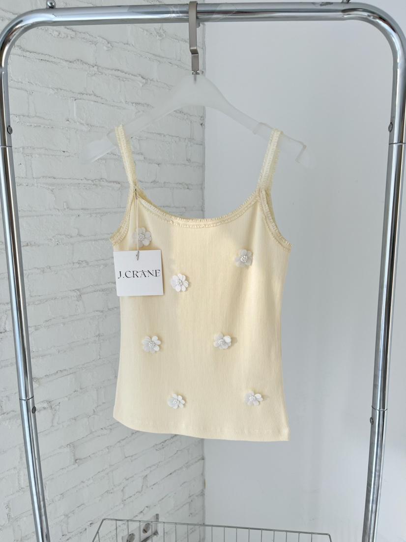 J CRANE-A韓國直郵女士新品時尚休閑推薦26春夏吊帶背心羅紋J CRANE吊帶/背心