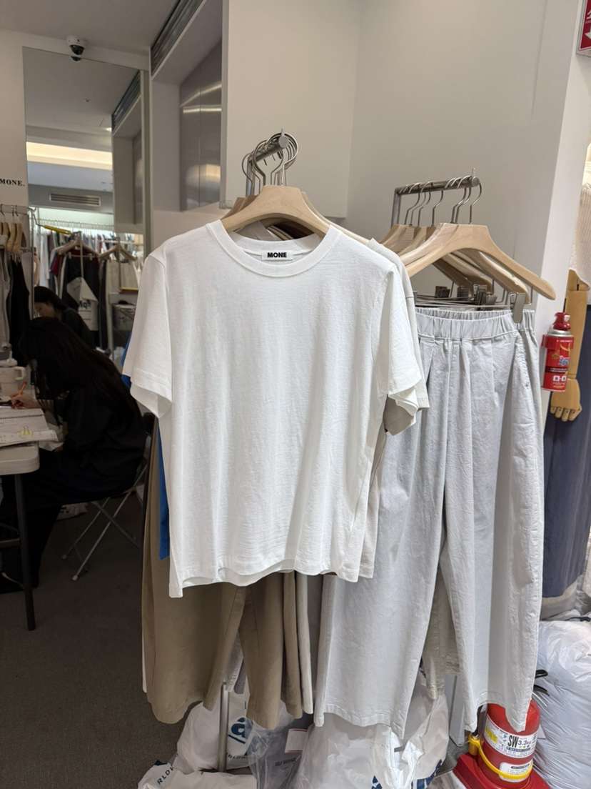 MONE-A東大門實拍韓國女士新款時尚26夏季熱賣26春夏T恤MONE-AT恤