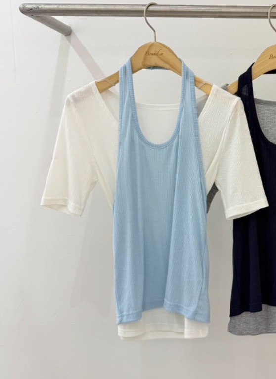 BOUND.A東大門實拍韓國女士新品熱賣休閑職業推薦26夏季T恤BOUND.AT恤