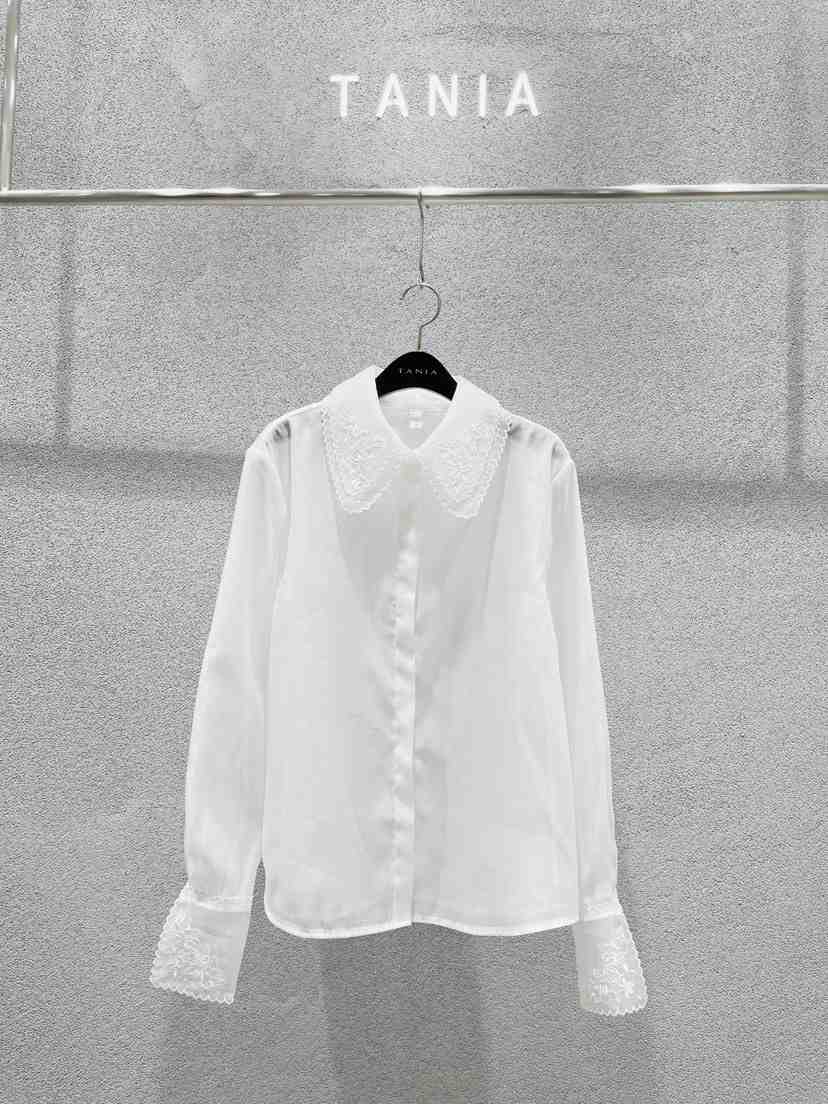 TANIA韓國直郵實拍女裝新款人氣26春夏熱賣時尚襯衫蕾絲衫TANIA襯衫/蕾絲衫