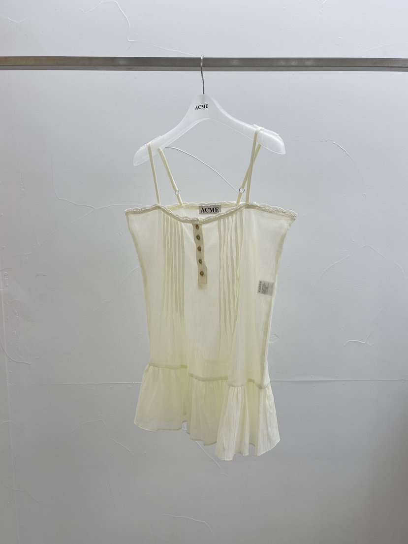 ACME韓國直郵女裝新品26夏季職業人氣休閑推薦時尚吊帶背心ACME吊帶/背心