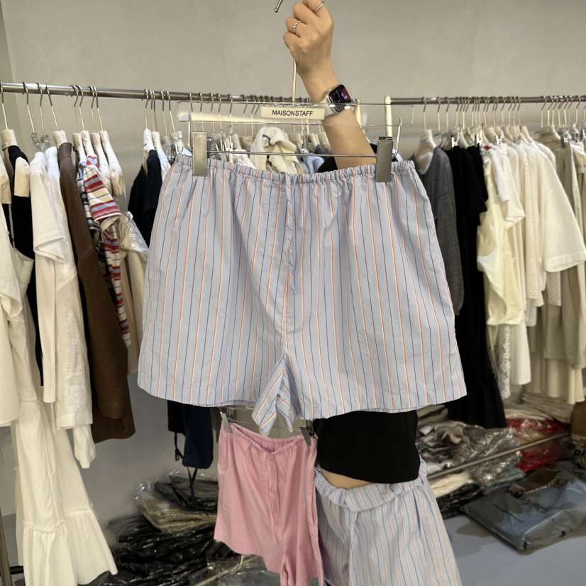 DOUBLE STANDARD/LE SMOKING/MAISONSTAFF韓國直郵女士新品26春夏短褲MAISONSTAFF短褲