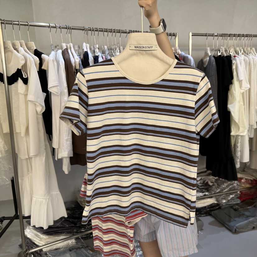 DOUBLE STANDARD/LE SMOKING/MAISONSTAFF韓國直郵女裝新品時尚T恤MAISONSTAFFT恤