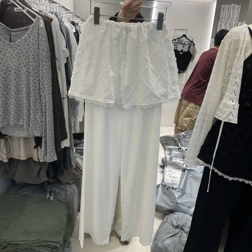ANDE韓國代購女士新款人氣26春夏休閑熱賣推薦裙褲假兩件Ande裙褲