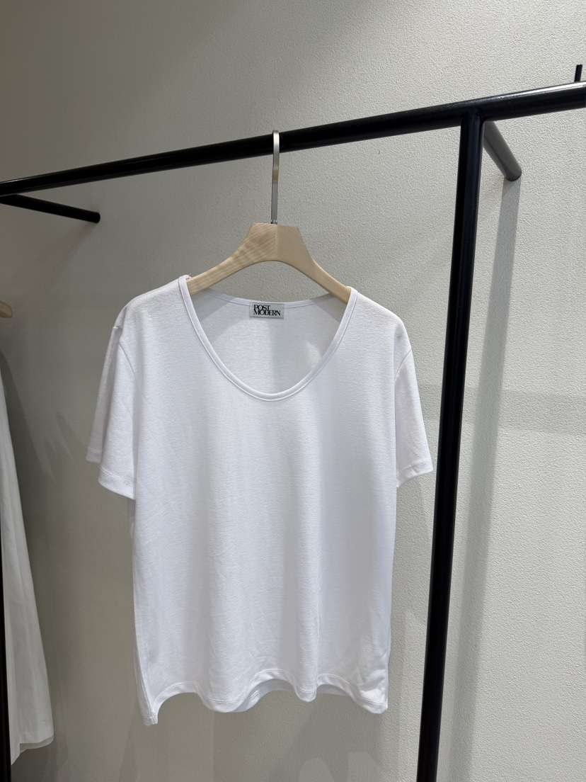 POSTMODERN東大門實拍韓國女裝新款人氣時尚26春夏職業T恤POSTMODERNT恤