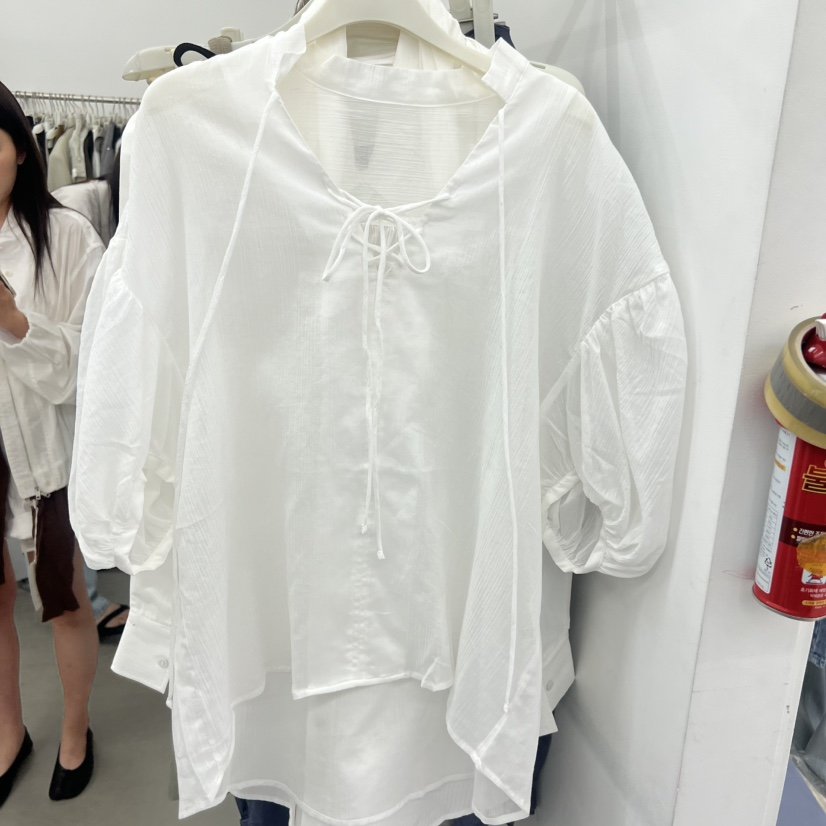 BREATHE韓國直郵女裝新款26春夏26夏季職業推薦襯衫蕾絲衫BREATHE襯衫/蕾絲衫