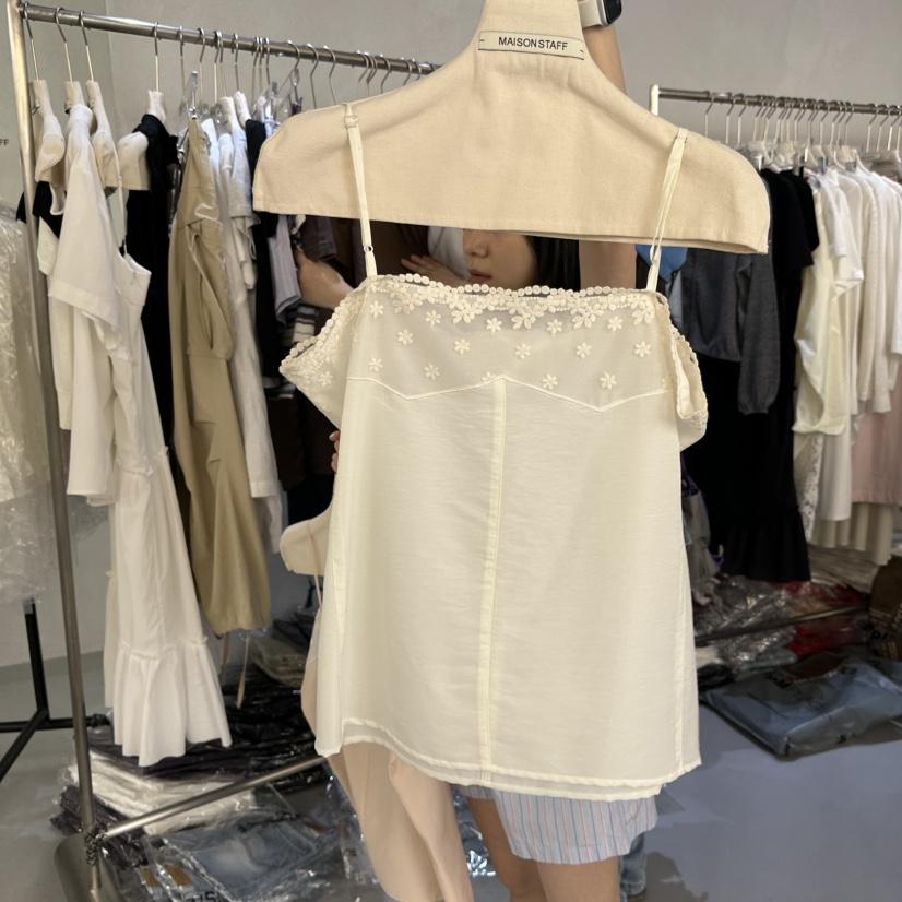 DOUBLE STANDARD/LE SMOKING/MAISONSTAFF韓國東大門代購女士新品26夏季吊帶背心MAISONSTAFF吊帶/背心