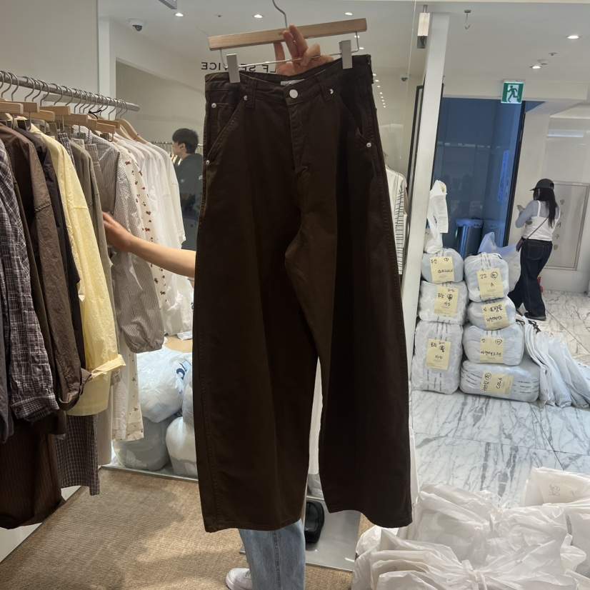 SELF SERVICE東大門實拍韓國女士新款休閑26夏季26春夏休閑褲SELF SERVICE休閑褲