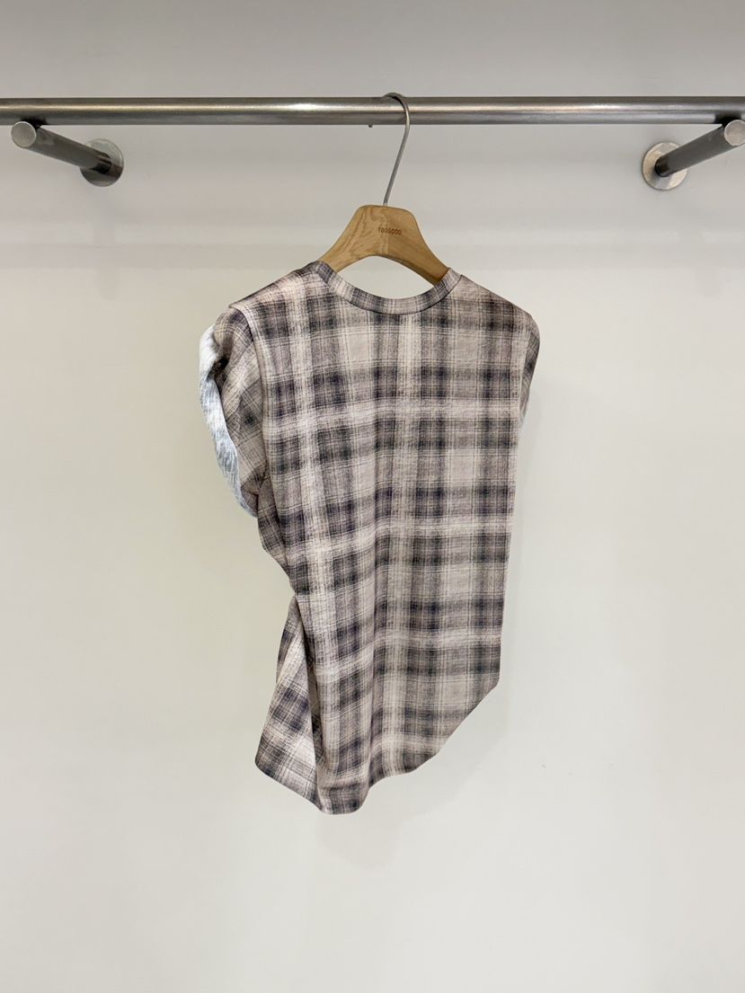 TOOGOOD東大門實拍韓國女士新款時尚熱賣人氣吊帶背心格紋TOOGOOD吊帶/背心