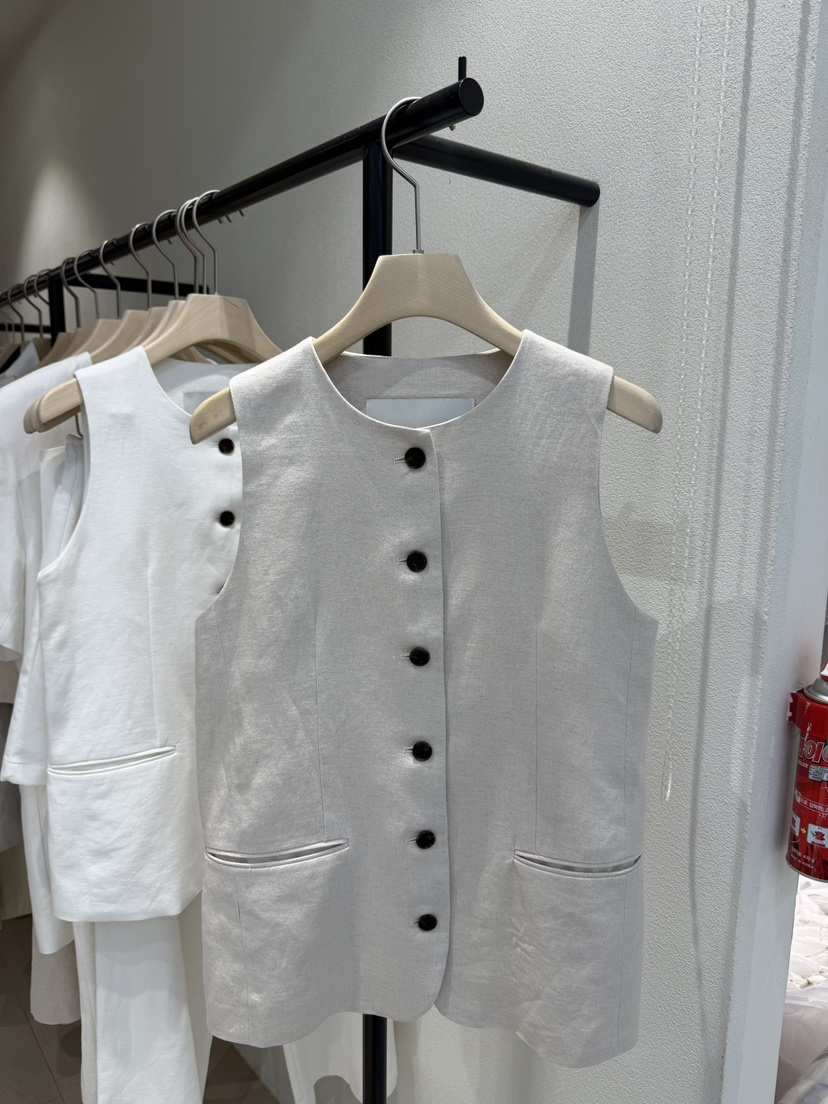 POSTMODERN韓國直郵女裝新品26夏季26春夏職業人氣熱賣馬甲POSTMODERN馬甲