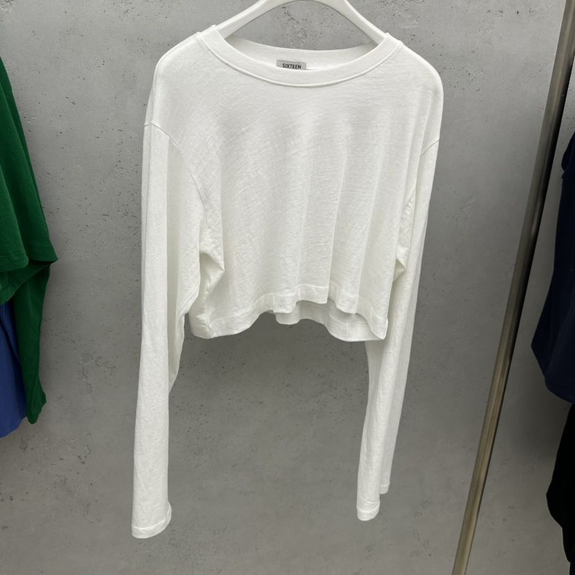 SIXTEEN韓國直郵女士新款休閑推薦職業26夏季人氣長袖T恤SIXTEEN長袖T恤