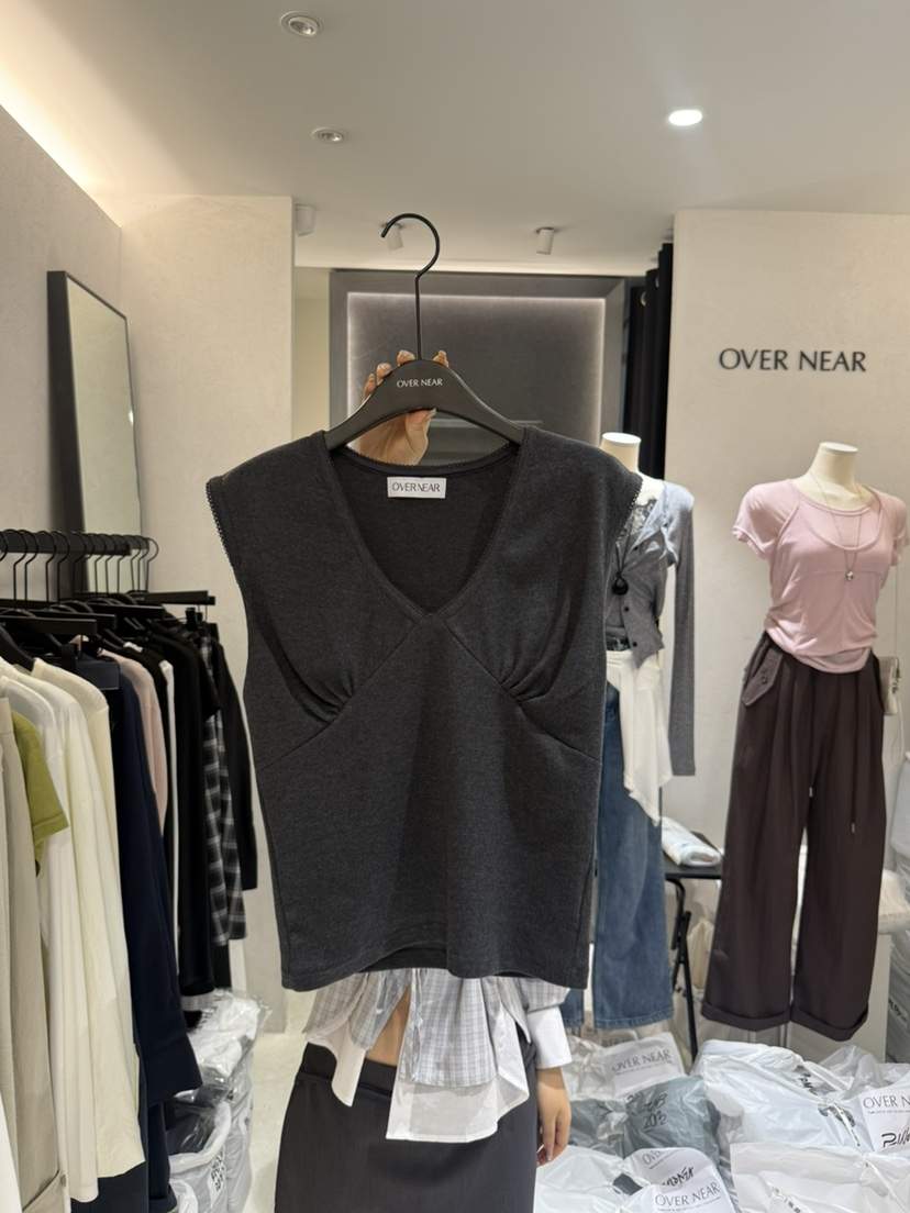 OVER NEAR韓國直郵女裝新品26春夏推薦人氣26夏季T恤不含內搭OVER NEART恤