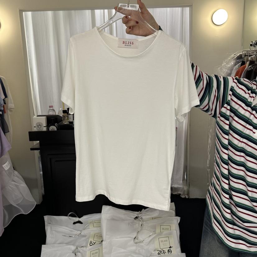 BLISS韓國代購女士新品休閑職業熱賣26夏季26春夏推薦T恤BLISST恤