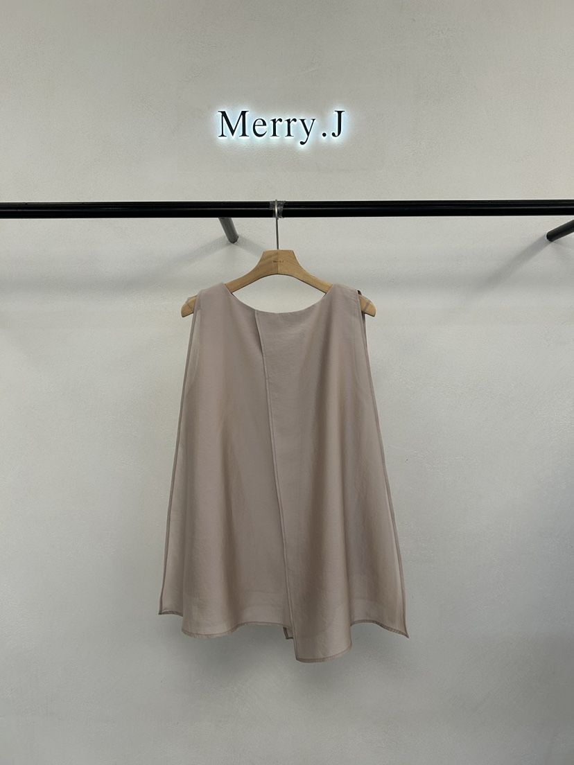 MERRY-J韓國直郵女士新品休閑26春夏推薦襯衫蕾絲衫歐根紗MERRY-J襯衫/蕾絲衫