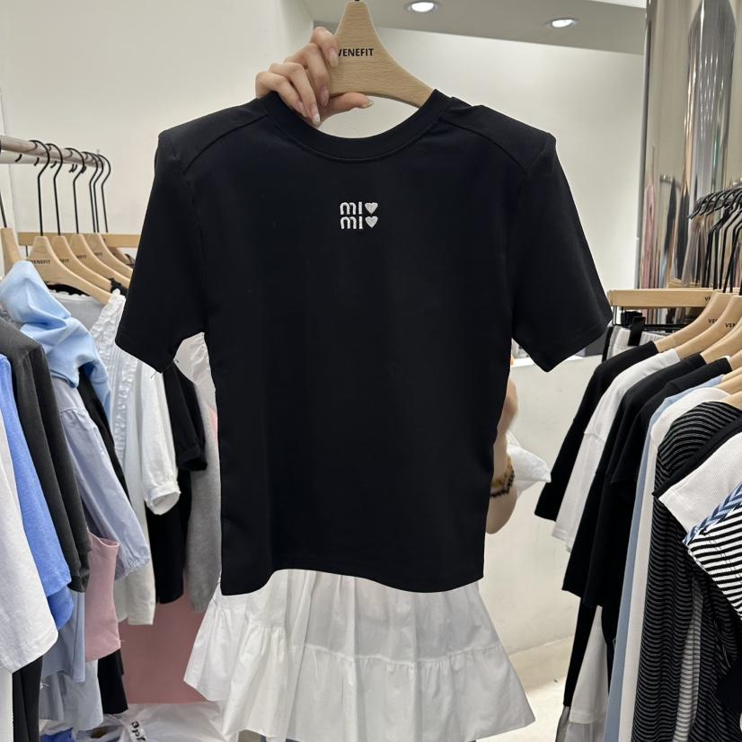 VENEFIT韓國直郵女裝新品熱賣26夏季職業26春夏推薦休閑T恤VENEFIT/JENNIET恤