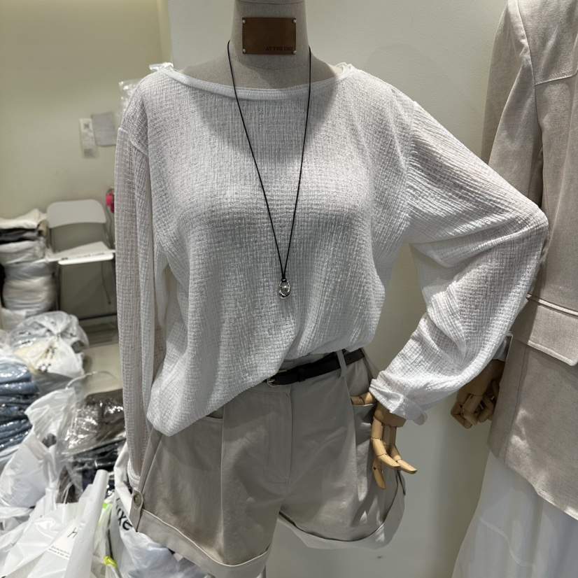 AT THE END韓國代購女士新品熱賣真品休閑針織衫不含項鏈AT THE END針織衫