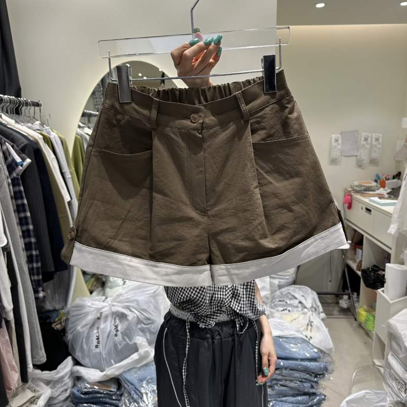 AT THE END東大門直郵女裝新款休閑推薦26春夏人氣短褲AT THE END短褲