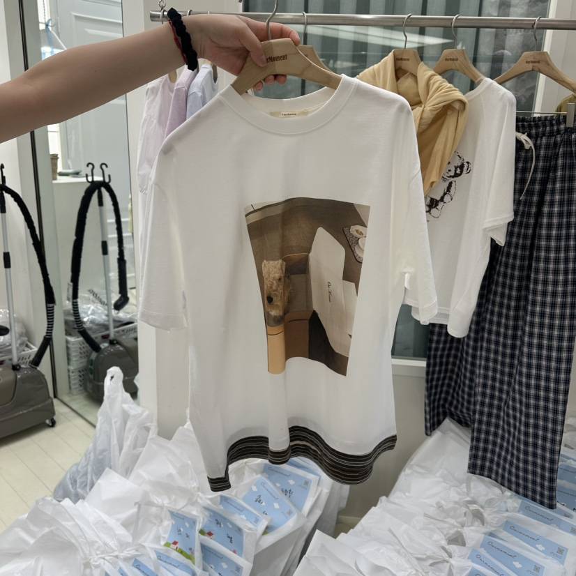 OURMOMENT東大門代購女士新品26春夏職業推薦休閑時尚T恤OURMOMENTT恤