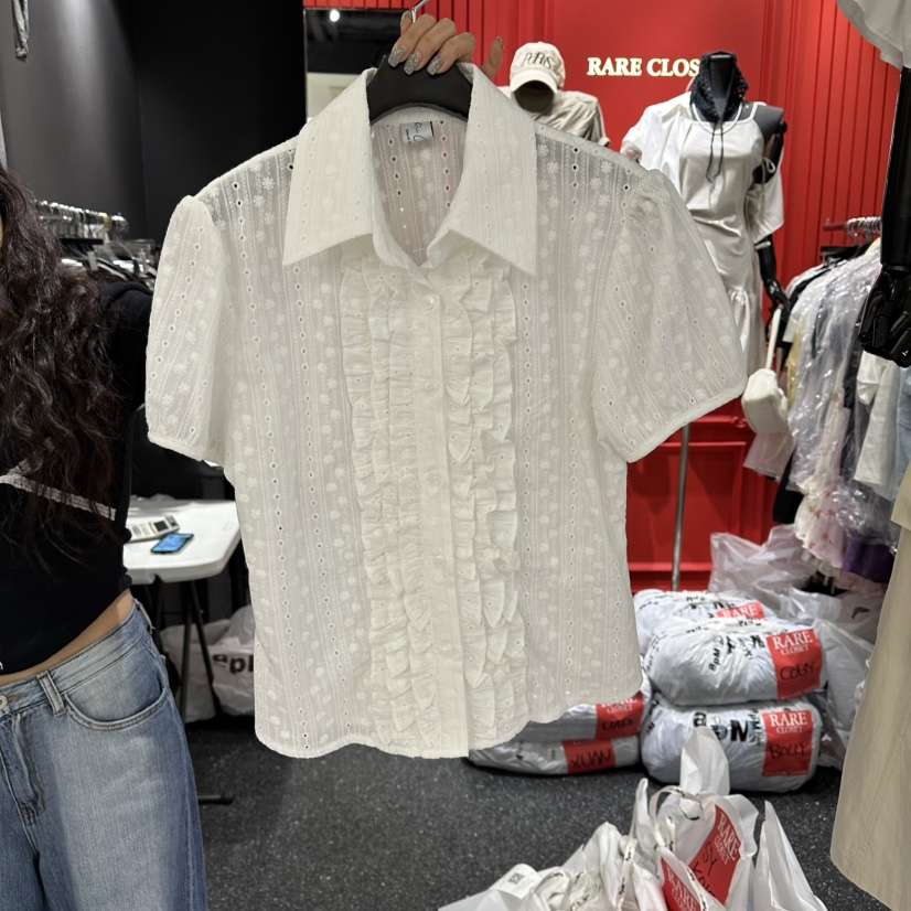 RARE CLOSET東大門直郵女裝新品時尚人氣襯衫蕾絲衫蕾絲RARE CLOSET襯衫/蕾絲衫