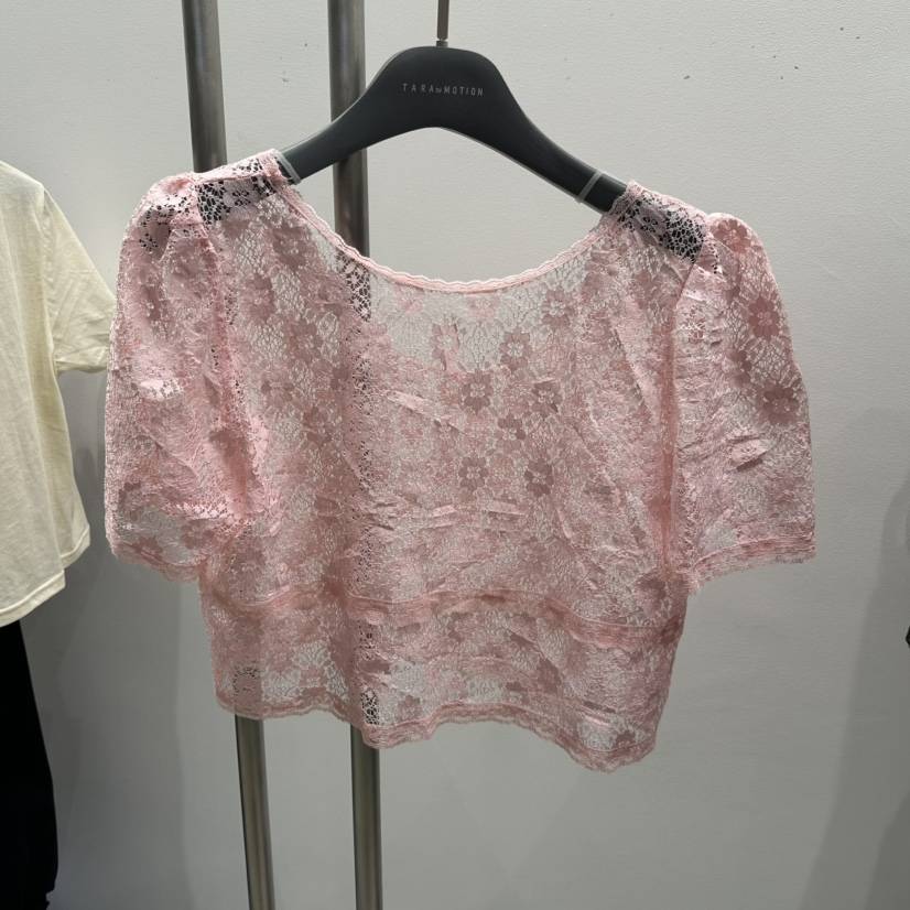 TARABY MOTION韓國直郵女裝新品休閑真品職業襯衫蕾絲衫TARABY MOTION襯衫/蕾絲衫