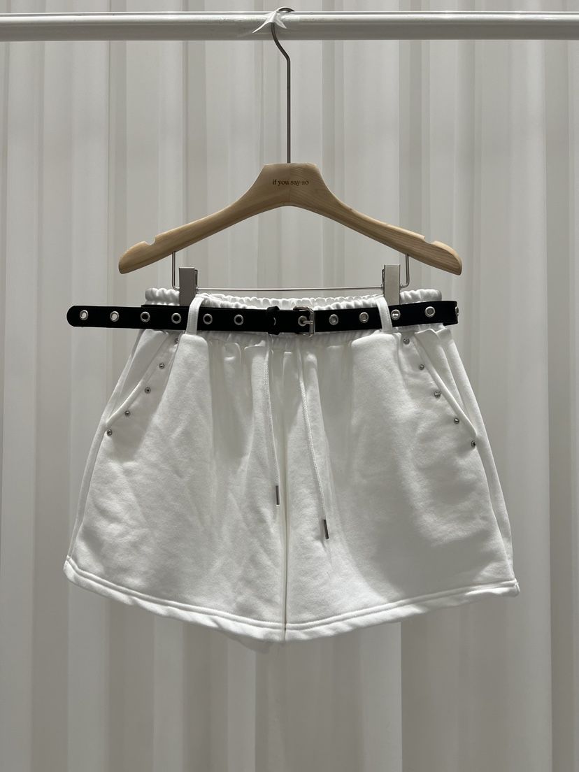 IF YOU SAY SO/PLUM-Q東大門代購女士新品人氣短褲含腰帶IF YOU SAY SO/PLUM-Q短褲