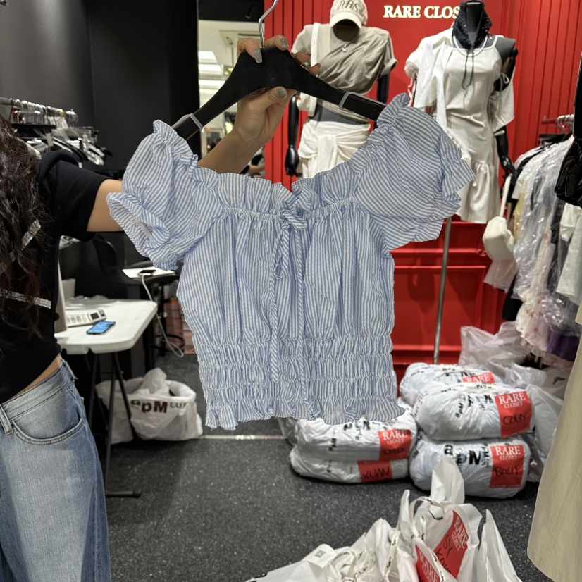 RARE CLOSET東大門直郵女士新款推薦休閑時尚襯衫蕾絲衫RARE CLOSET襯衫/蕾絲衫