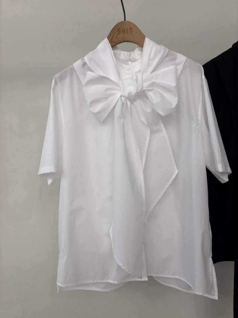 OHAO韓國直郵女裝新品休閑人氣職業26春夏時尚襯衫蕾絲衫OHAO/HA MONG襯衫/蕾絲衫