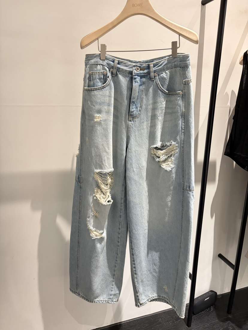 BOWIE韓國直郵女士新款熱賣26春夏職業人氣推薦真品牛仔褲BOWIE牛仔褲