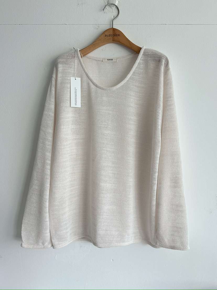 BLEECKER韓國直郵女裝新品職業26春夏休閑推薦26夏季針織衫U領BLEECKER針織衫
