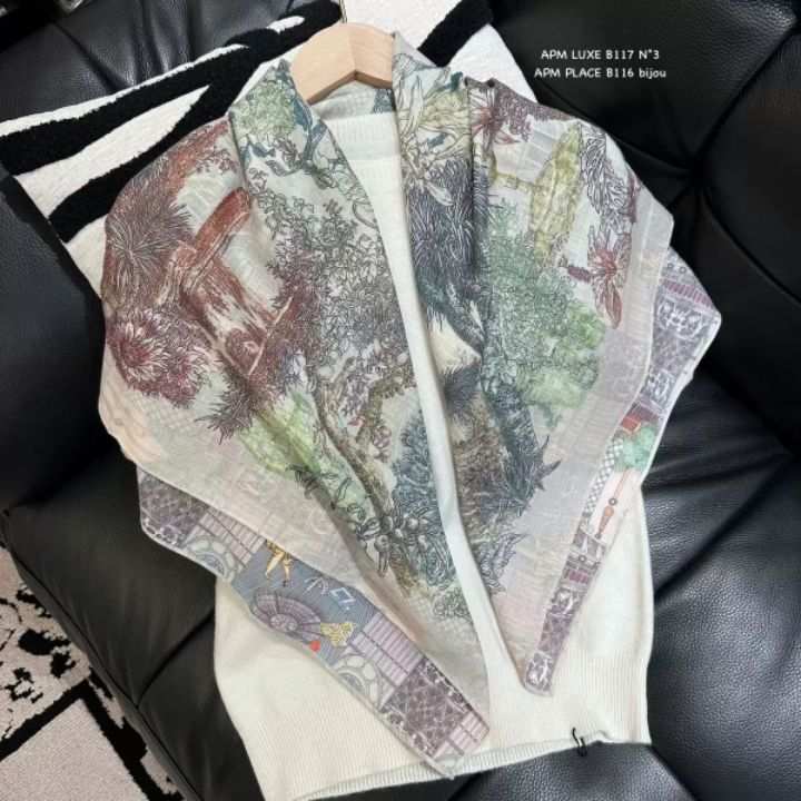 N3韓國直郵實拍女裝新款熱賣26春夏26夏季休閑圍巾披肩雙面N3圍巾/披肩