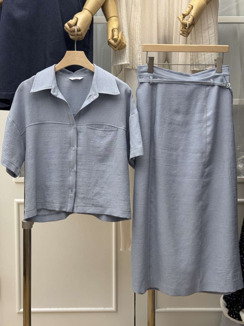 RE:FRESH-L東大門實拍女士新款推薦26春夏人氣套裝含腰帶RE:FRESH套裝