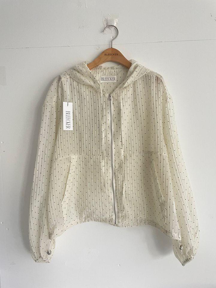 BLEECKER韓國直郵女裝新款26夏季人氣26春夏休閑夾克圓點BLEECKER夾克
