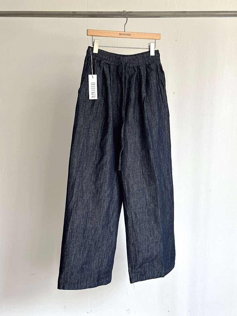 BLEECKER韓國直郵女士新款推薦時尚休閑人氣26春夏休閑褲亞麻BLEECKER休閑褲