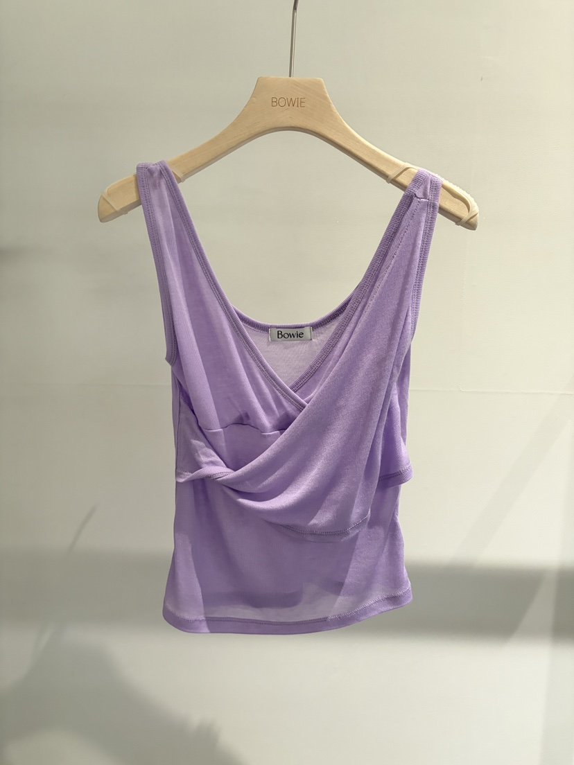 BOWIE韓國代購女士新品推薦休閑26春夏人氣時尚職業吊帶背心BOWIE吊帶/背心