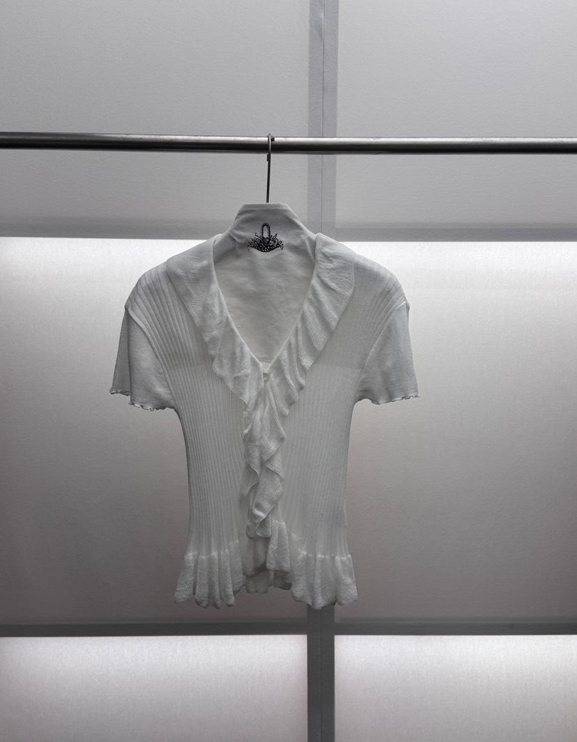 MILUI韓國直郵實拍女裝新款推薦人氣休閑職業時尚26夏季針織衫MILUI針織衫