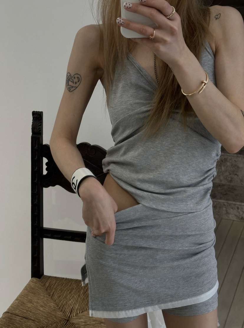 ZEROZERO韓國代購女裝新款熱賣26春夏休閑真品時尚裙褲開衩ZEROZERO裙褲