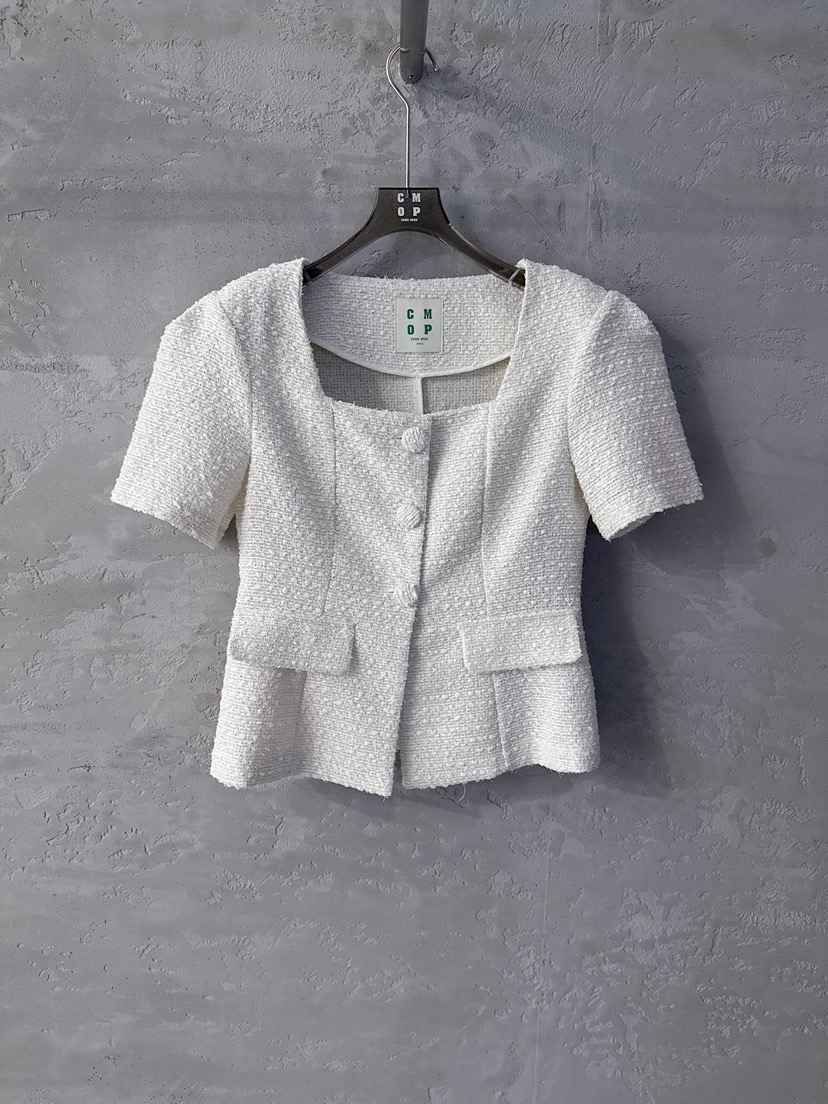 COME OPEN/HAPER東大門實拍女裝新品推薦職業夾克粗花呢COME OPEN/HAPER夾克