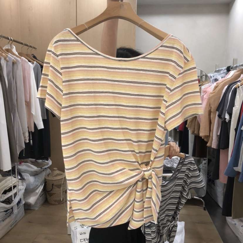 VILLABUTTON東大門實拍女士新品職業熱賣休閑推薦26春夏T恤VILLABUTTONT恤