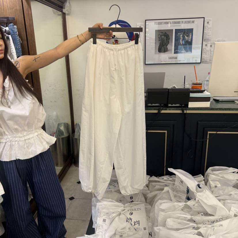 VIRKIN韓國代購女士新款休閑職業時尚人氣真品26春夏休閑褲VIRKIN休閑褲