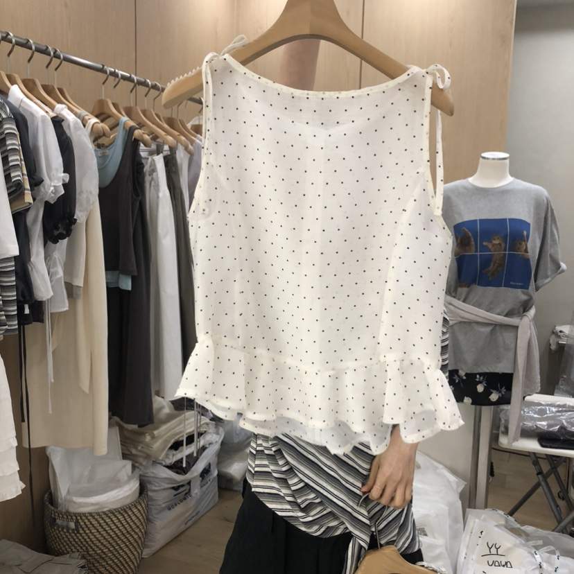 VILLABUTTON韓國代購女士新品26春夏人氣休閑職業襯衫蕾絲衫VILLABUTTON襯衫/蕾絲衫