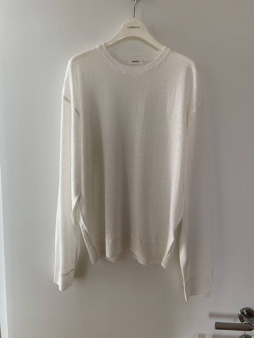 GABRIELLE東大門實拍女裝新款職業人氣真品長袖T恤亞麻針織GABRIELLE長袖T恤